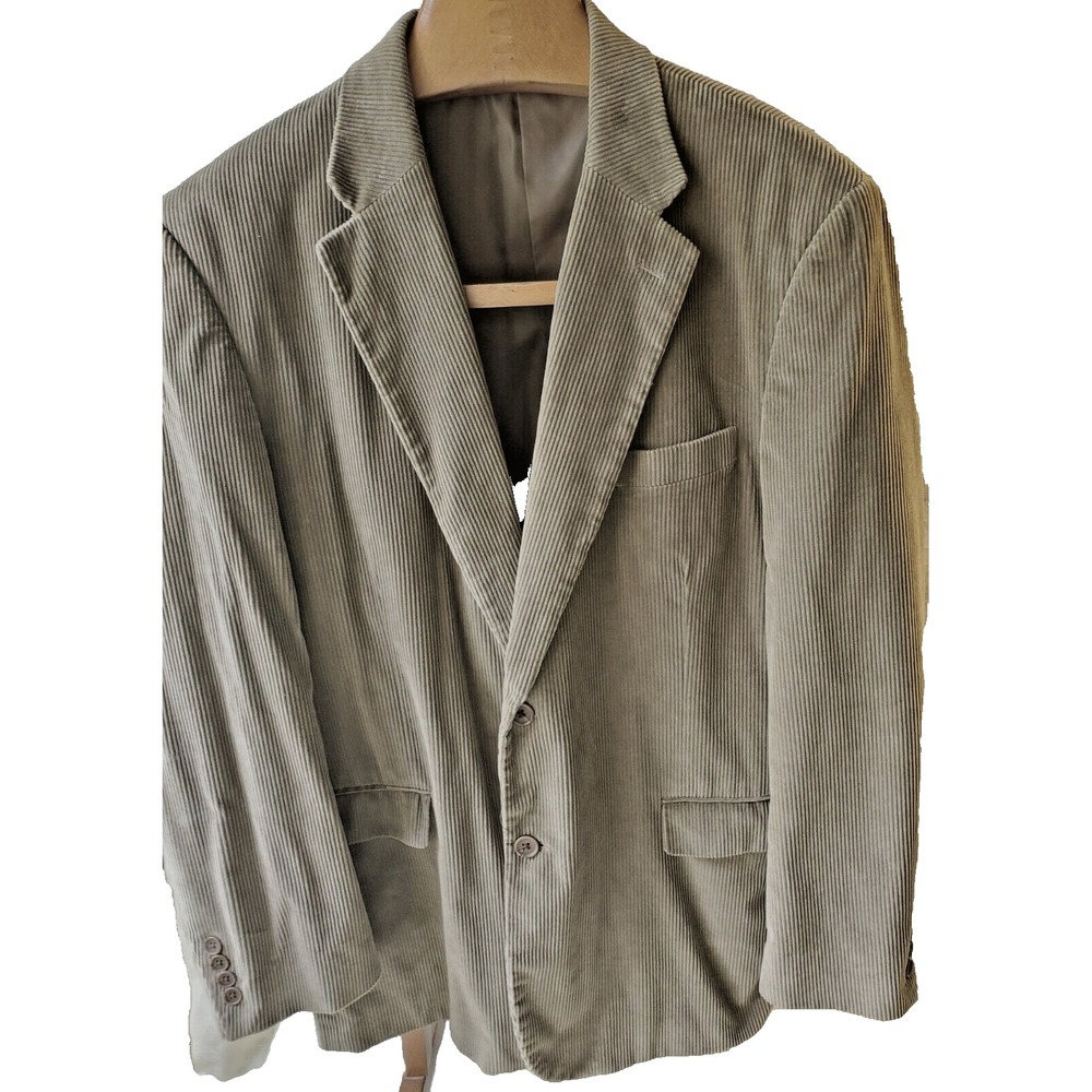 Men's‎ 48R Fawn Professor Corduroy Sports Coat + Munsingwear XL Button Up Shirt